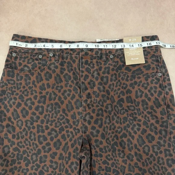 Leopard Print Women Jeans - Picture 9 of 14